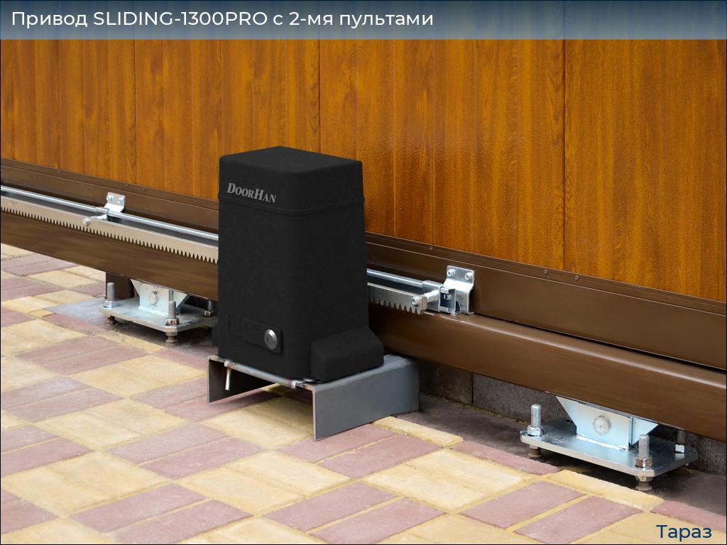 Привод SLIDING-1300PRO c 2-мя пультами, taraz.doorhan.ru