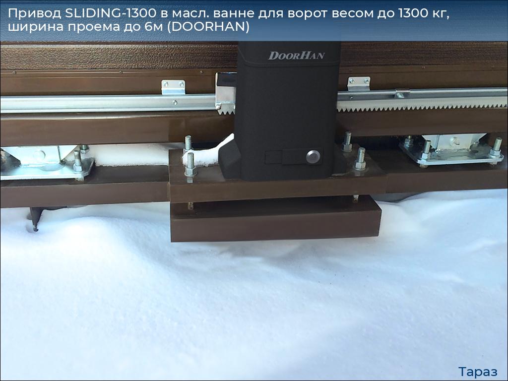 Привод SLIDING-1300 в масл. ванне для ворот весом до 1300 кг, ширина проема до 6м (DOORHAN), taraz.doorhan.ru